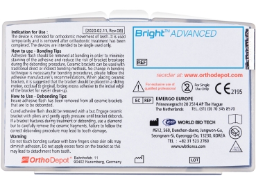 Bright™ ADVANCED, Set (OK 3 - 3), MBT* .022"