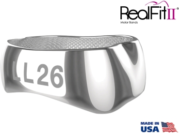 RealFit™ II snap - UK, 2-fach-Kombination + lin. Schloß (Zahn 46) MBT* .018"
