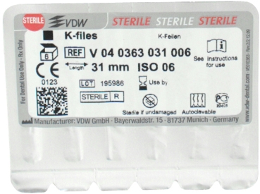 K-Feilen 63/ 06 31mm steril 6St