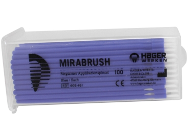 Mirabrush Regular blau/flach  100St