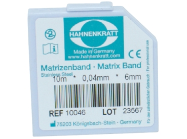 Matrizenband 0,04/6mm        10m Rl
