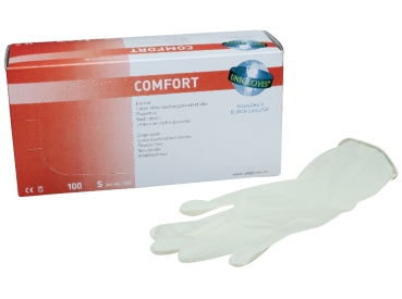 Comfort Latex Handsch. pdfr S 100St