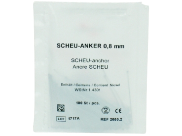 Scheu-Anker  0,8mm 100St