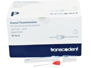 Transcodent Pastenk. 0,9x32 rot 100St