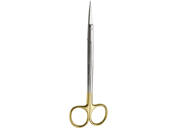 Chirurgische Schere Kelly mit Hartmetall, 160 mm, gerade (DentaDepot)