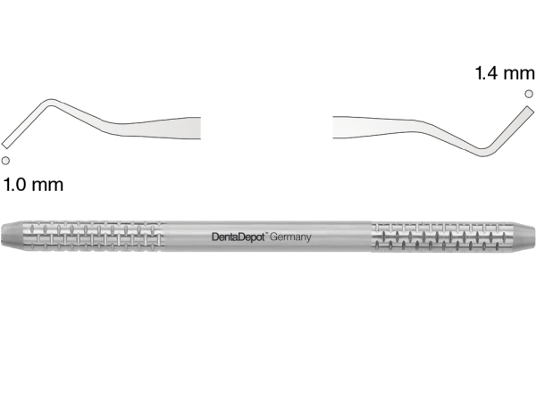 Füllungsinstrument, MT1, 1,0 mm / 1,4 mm (DentaDepot)