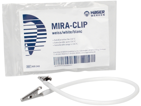 Mira-Clip weiss  St