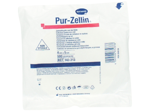 Pur-Zellin 4x5cm unster. 500 St Rl