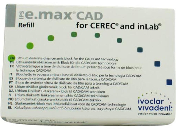 IPS e.max CAD Cer/inLab LT A2 A14 (S)5St