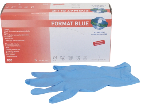 Format Blue Nitril pdfr S  100St