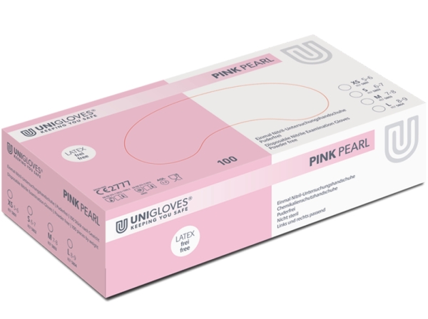 Nitril Pink Pearl XS 100St