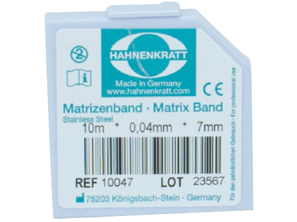 Matrizenband 0,04/7mm        10m Rl