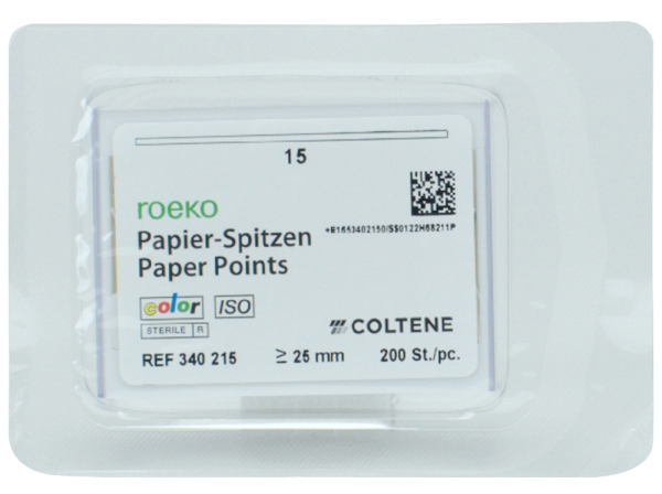 Papierspitzen color ISO  15 200St