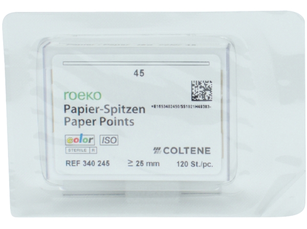 Papierspitzen color ISO  45 120St