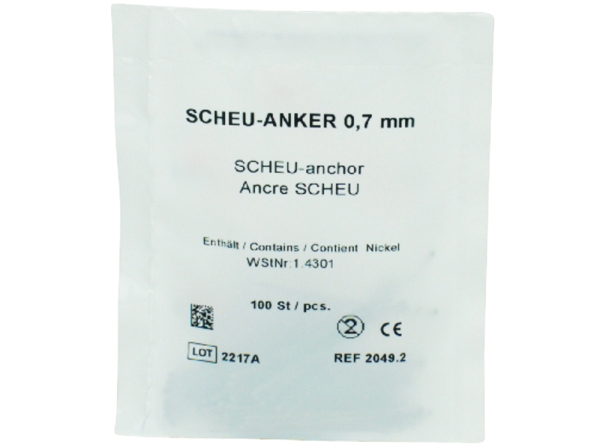 Scheu-Anker  0,7mm 100St