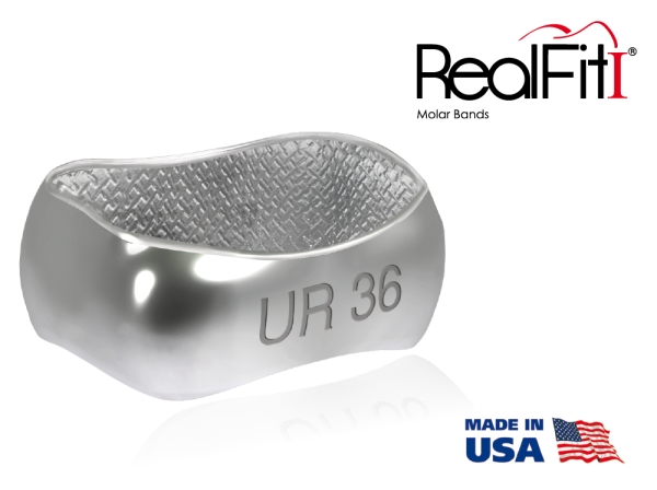 RealFit™ I - UK, Zweifach-Kombination inkl. Lip Bumper-Tube + lin. Schloß (Zahn 46) Roth .018"